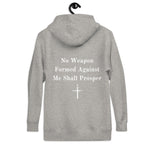 Load image into Gallery viewer, No Weapon Shall Prosper Unisex Hoodie

